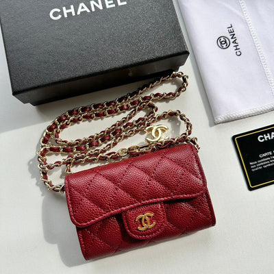 Mini portefeuille Rouge